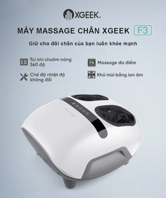 Máy massage chân Xiaomi XGEEK F3 có đặc điểm gì nổi bật