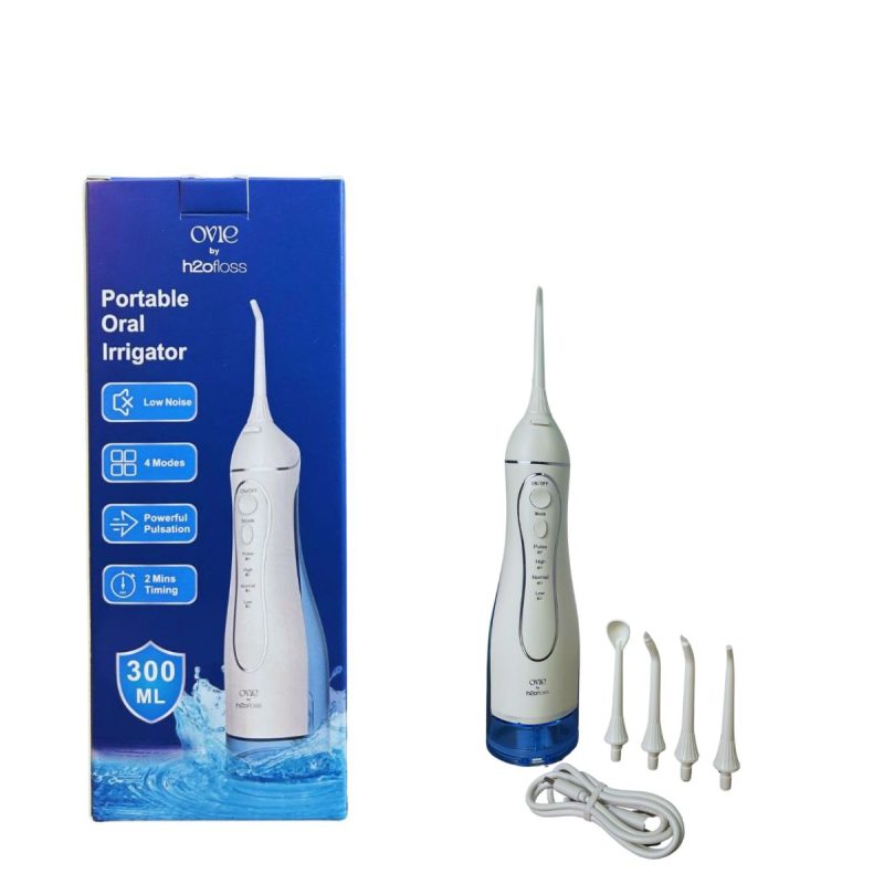 Máy tăm nước cầm tay H2ofloss OVIE F2 PLUS dung tích 300ml, pin sạc tiện hợi