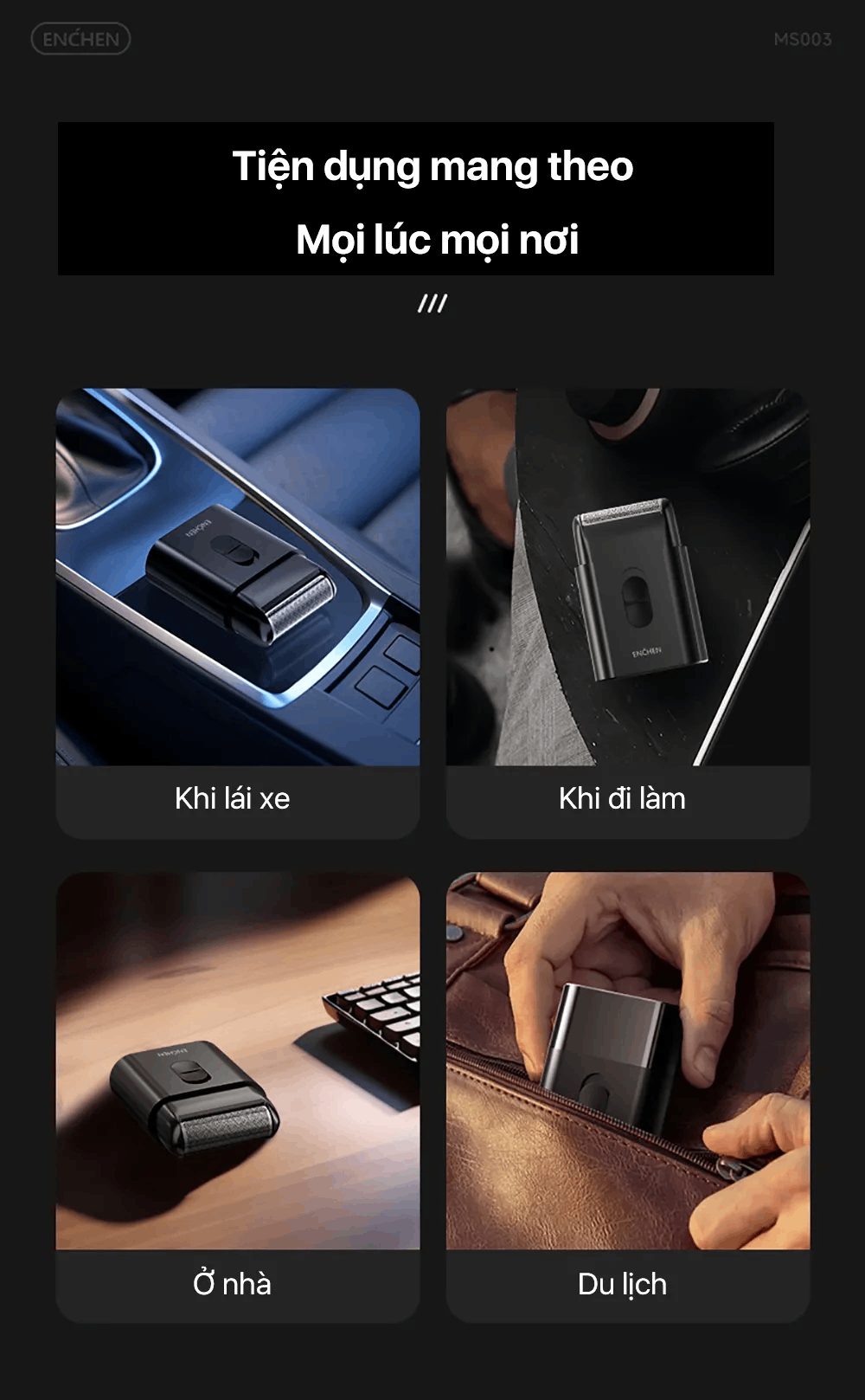 Thiết kế nhỏ gọn, di động