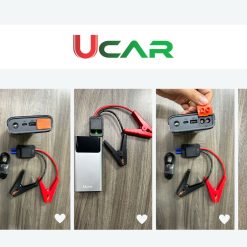 Kích bình ô tô UCAR kiêm sạc dự phòng điện thoại, pin 10000mAh kích điện Cứu hộ xe hơi Car Jump Starter