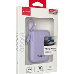 Pin sạc dự phòng 10000mAh 22.5W YOOBAO LQ10/Q17 có cáp sạc gắn liền hỗ trợ sạc nhanh