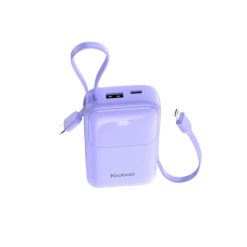 Pin sạc dự phòng 10000mAh 22.5W YOOBAO LQ10/Q17 có cáp sạc gắn liền hỗ trợ sạc nhanh