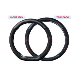 Bọc Vô Lăng Ô Tô UCAR Phù Hợp Cho Xe VF3 VF5 VF6 VF7 VF8 VF9,– Bền Bỉ, Chắc Tay, Hạn Chế Mồ Hôi, Tăng Tính Thẩm Mỹ