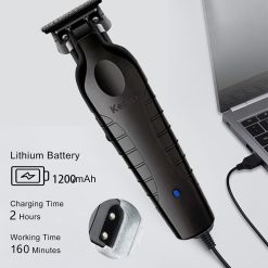 Tông Đơ Chấn Viền Kemei KM-2299 – Lưỡi DLC Siêu Cứng, Cắt Sát 0.1mm, Pin Lâu, Hiệu Suất Mạnh Mẽ