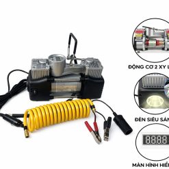 Máy Bơm Lốp Ô Tô 2 Xi Lanh Ucar U-3s Air Compressor – Công Suất Lớn, Đầy Đủ Tính Năng, Đồng Hồ Kỹ Thuật Số, Tự Động Dừng Khi Đạt Áp Suất Cài Đặt-2